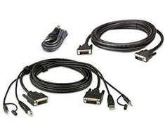 Przełącznik Aten ATEN 2L-7D02UDX3 KVM kabelių rinkinys, USB DVI-D Dual-Link Dual Ekranas Secure KVM, 1,8 m