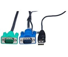 ATEN KVM cable kit, USB+VGA cable, 5.0m, 2L-5205U