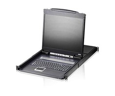 Valiklis Konsolė KVM Aten 8-Port 19'' LCD KVM Switch