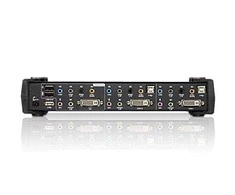 ATEN CS1782A-AT-G ATEN CS1782A 2 prievadų DVI USB 2.0 KVMP jungiklis, 7.1 erdvinis garsas, nVidia 3D