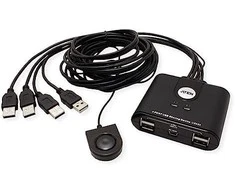 Šakotuvas ATEN US424-AT ATEN US424-AT 4 prievadų USB periferinio bendrinimo įrenginys