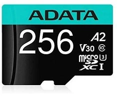 Atminties kortelė ADATA | Premier Pro | UHS-I U3 | 256 GB | micro SDXC | Flash atminties klasė 10 | su adapteriu