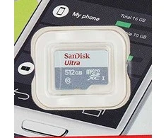 Atminties kortelė SanDisk Ultra Micro SDXC UHS-I Class 10, 512 GB, be adapterio