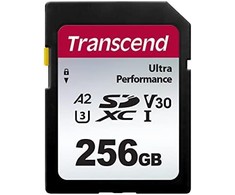 Atminties kortelė Transcend SDXC 340S 256GB Class 10 UHS-I U3 A2 V30