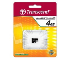 Atminties kortelė Tab Transcend MikroSDHC 4 GB klasė 4 (TS4GUSDC4)