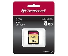 Atminties kortelė TRANSCEND 8GB UHS-I U1 SD kortelė MLC