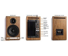 Audioengine HD6 150W BT kolonėlės, Graikinio riešuto korpusas