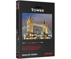 Jack Kabelis Audioquest Tower JJ 1 x 3,5 mm lizdas - 1 x 3,5 mm lizdas - 2,0 m