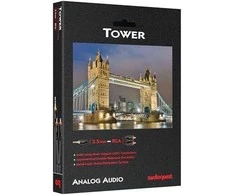 Jack Kabelis Audioquest Tower JR 1 x 3,5 mm lizdas - 2 x RCA - 5,0 m