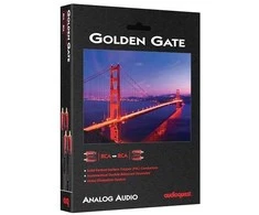 Audioquest Golden Gate RR 1,0 m – garso kabelis 2 x RCA – 2 x RCA