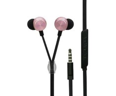 Ausinės 2GO In-Ear Stereo-Ausinės ''Luxury'' Zipper-Style rosé