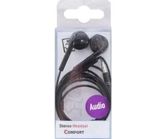 2GO In-Ear Stereo-Ausinės "Comfort" - juodos spalvos