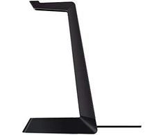 Ausinių stovas Fourze su RGB pašvietimu ir Qi belaidžiu įkrovimu, Juodas