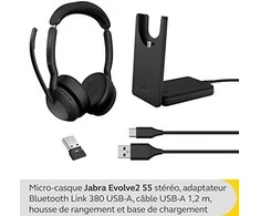 Jabra Evolve2 55 UC Stereo - Ausinės