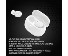 Ausinės JBL Tune Buds 2 TWS Bluetooth Belaidės In-Ear Earbuds Juodas EU