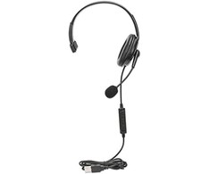 MANHATTAN Mono USB-Ausinės links, 2m kabelis
