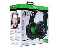 PDP Afterglow AG6 (juoda) laidinės ausinės su mikrofonu | Xbox