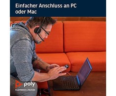 Ausinės Plantronics POLY BLACKWIRE C3225 USB-C