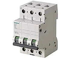 Siemens 5SL6306-7 Grandinės pertraukiklis 3P C 6A 6kA AC 5SL6306-7