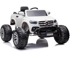 Lean Cars Vienvietis vaikiškas elektromobilis Mercedes DK-MT950 4x4, baltas