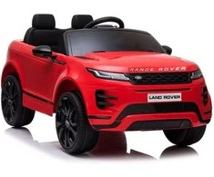 Lean Cars Dvivietis vaikiškas elektromobilis Lean Range Rover Evoque, raudonas