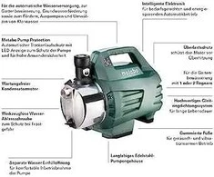 Vandens siurblys Metabo HWA 3500 Inox; 1100 W