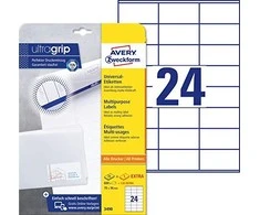Avery Zweckform Lipnios etiketės 70 x 36 mm (3490)