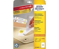 Avery Zweckform Nuimamos etiketės universalus 199,6 x 143,5 mm (L4734REV-25)