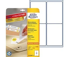 Avery Zweckform nuimamos etiketės universalus 99,1 x 139 mm (L4733REV-25)