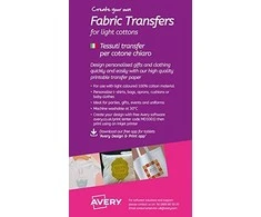 Avery Zweckform Lyginamos folijos lengviems audiniams, A4, 5 lakštai baltos