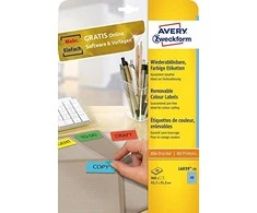 Avery Zweckform Spalvota etiketė Avery Zweckform dydis 45,7 x 21,2 mėlyna 960 vnt (L6039-20)