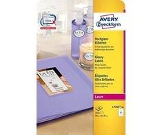 Avery Zweckform Glossy produktų etiketės 99,1 x 67,7 mm (L7765-40)
