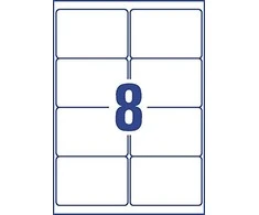 Avery Zweckform Glossy produktų etiketės 99,1 x 67,7 mm (L7765-40)