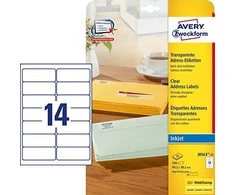 Avery Zweckform TIK.ZF J8563 99, X38,1 25 ARK. / 350 / ETIKETĖ - J8563- 25