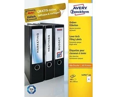 Avery Zweckform failo etiketės 61 x 192 mm (L4761-100)