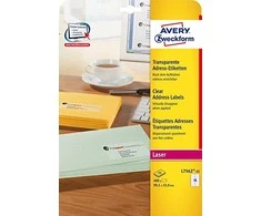 Avery Zweckform Adresų etiketės vokams 99,1 x 33,9 mm (L7562-25)