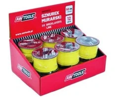AW-Tools AWTOOLS MŪRININKO VIRVĖ 100m / 1,5mm / 12vnt.
