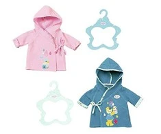 Zapf BABY born Bath Bathrobes 2 assorted Lėlės drabužių rinkinys