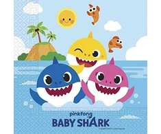 Globos Europe Bv Baby Shark servietter