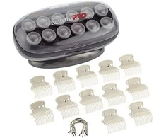 Elektra įkaitinami plaukų suktukai BaByliss PRO BAB3025E, titano keramikos technologija, 12 vnt. rinkinys