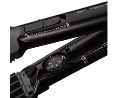 BaByliss PRO BABYLISS presuojamas geležis BAB2658EPCE Keraminė šildymo sistema, Statinės skersmuo 38 mm, Temperatūra (min) 150 °C, Temperatūra (maks.) 230 °C, Šildymo lygių skaičius 5, 125 W, Juodas, Taip, Taip