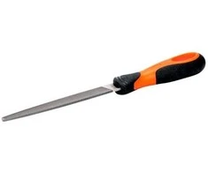 Dildė metalui Bahco ERGO™, stačiakampė smailėjanti 8" 200mm, vidutinio stambumo