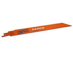 Bahco Tiesinio pjūklo geležtės Sandflex Bi-Metal 228mm*1,07mm HST 10TPI, sunkiajam metalui 5vnt