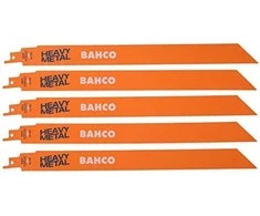 Bahco Tiesinio pjūklo geležtės Sandflex Bi-Metal 300mm*1,07mm HST 14TPI, sunkiajam metalui 5vnt