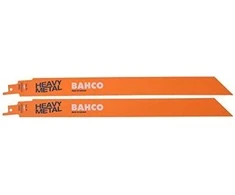 Bahco Tiesinio pjūklo geležtės Sandflex Bi-Metal 300mm*0.9mm HST 18TPI, sunkiajam metalui 2vnt