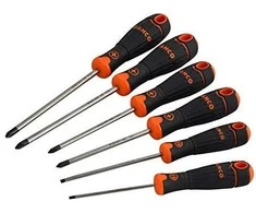 Atsuktuvų kmpl 6 vnt BahcoFit PH1/2 ; PZ1/2 ; pl. tiesūs SL3/4