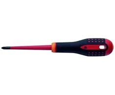 Bahco Izoliuotas atsuktuvas ERGO™ SLIM Phillips PH2x100mm 1000V VDE