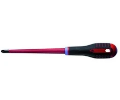 Bahco Izoliuotas atsuktuvas ERGO™ SLIM Pozidriv PZ1x80mm 1000V VDE
