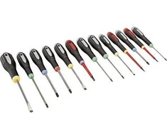 Bahco XXL Atsuktuvų rinkinys ERGO™ 13 vnt - SL2,5/3,5; PH1 1000V VDE; SL4,0/5,5/6,5; PH2; PZ1/2; T10/15/20/25