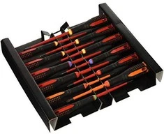 Bahco XXL Izoliuotų atsuktuvų rinkinys ERGO™ 14 vnt - SL2,5/3,0/3,5/4,0/5,5; PH1/2; PZ1/2; T10/15/20; Combi SL5/PZ1, SL6/PZ2 - 1000V VDE